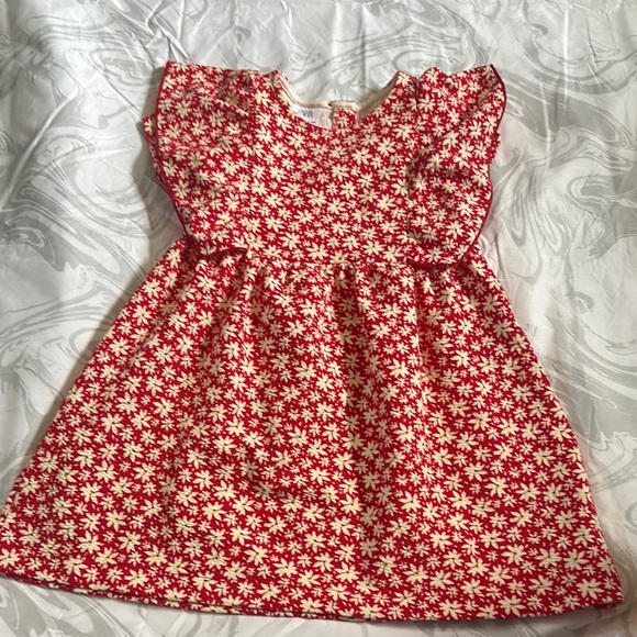 Zara Red and White Sleeveless Sundress - Picture 1 of 6